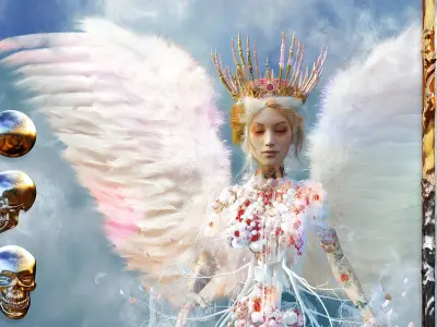 Gold and Silver Materials for Octane Render 3D model