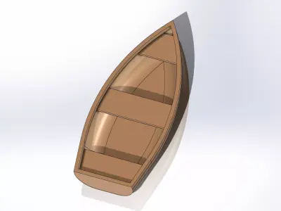Printable Boat 3D print model