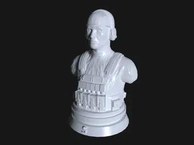 Sniper Soldier 3D print model