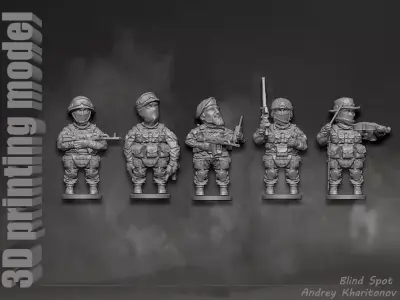 Russian soldier 3D print model