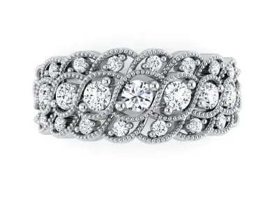 antique ring vintage 3D print model