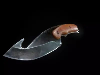 Knife gut CSgo Low-poly 3D model