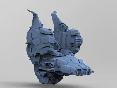 Space Roamer Mining laser craft 8  3D model
