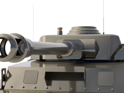 German Tank Panzerkampfwagen IV 3D model
