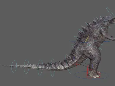 Godzilla Rigged 3D model