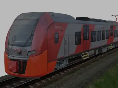 Siemens Desiro ML Low-poly 3D model