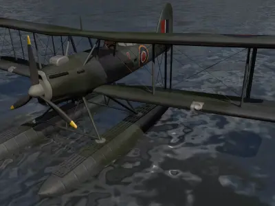 Fairey Seafox Mk-1 3D model