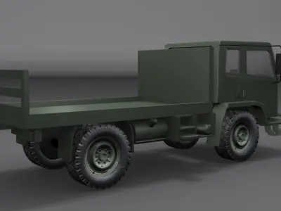 Leyland DAF Cargo Truck Low-poly 3D model