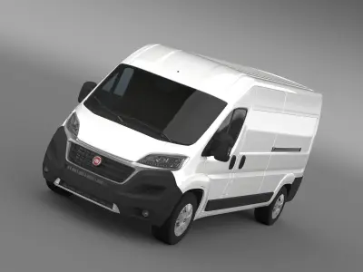 Fiat Ducato Van L3H2 2015 3D model