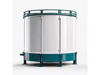 Industrial Factory Machine Oil Reservoir for 3D print 3D model