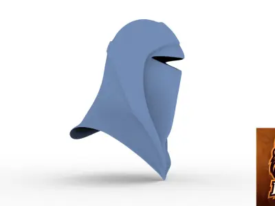 IMPERIAL GUARD WEARABLE HELMET READY TO 3D PRINTING 3D model