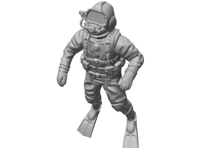Industrial Diver Pos 03 3D print model