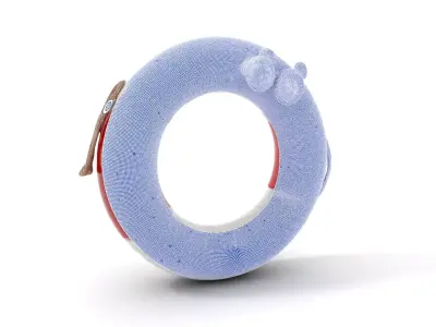 Playful Lifebuoy model pack Low-poly 3D model