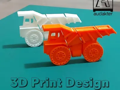 Lectra Haul Mining Truck - Flexi 3D Design 3D print model