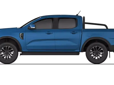 Ranger XLT 2023 3D model purchase