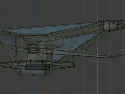 MY SOLAR AIRPLANE Low-poly 3D model