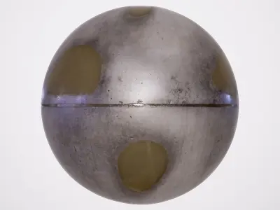 PBR Wet Concrete Industrial Floor Free low-poly 3D model