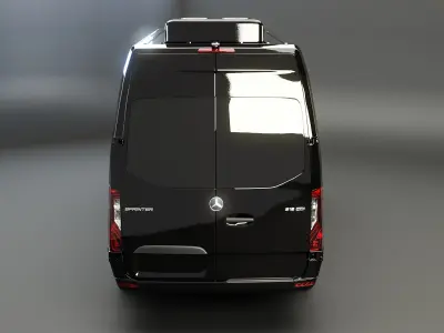 Mercedes Sprinter Long Bus US Spec 3D model
