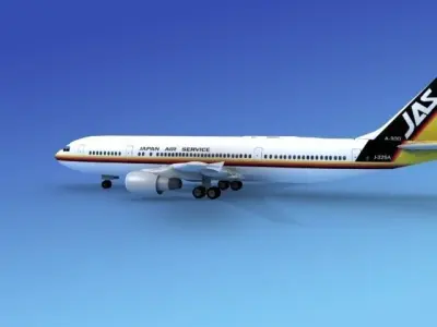 Airbus A-300 JAS 3D model