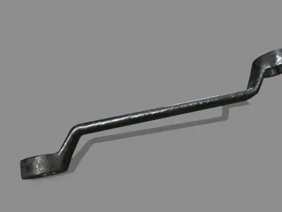 wrench ratchet Low-poly 3D model