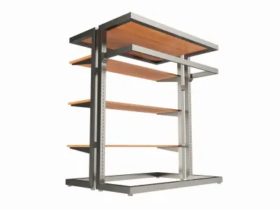 Store Island Merchandiser Display System 3D model
