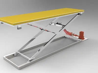 scissor lift Free 3D model purchase