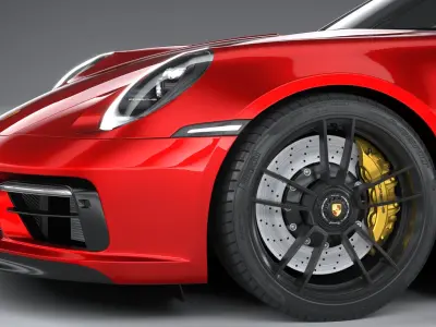 Porsche 911 992 Carrera GTS 2022 3D model