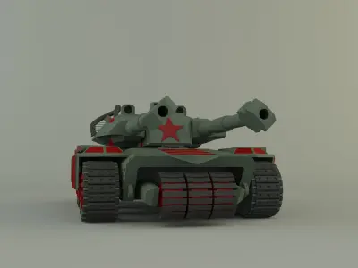 Apocalypse military Tank  3D model