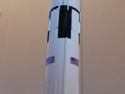 SATURN V ROCKET - APOLLO 11 - PHASE-SEPARABLE 3D print model