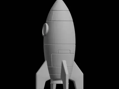 Rocket Model Space Vehicle 3D print model