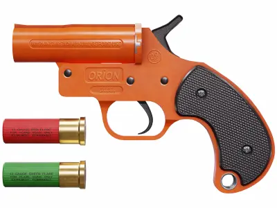 Orion Flare Gun Low-poly 3D model