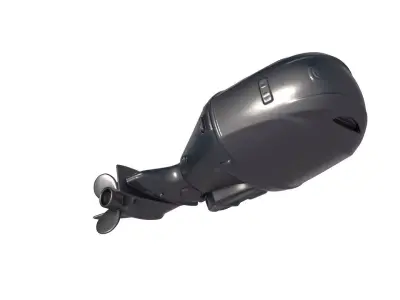 outboard engine stand - boat engine - Yamaha Outboard 3D print model