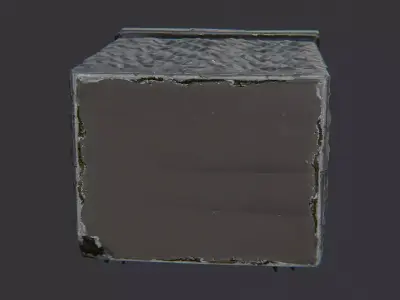Vintage Military Radio Console Low-poly 3D model