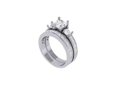 Wedding Ring  3D print model 322