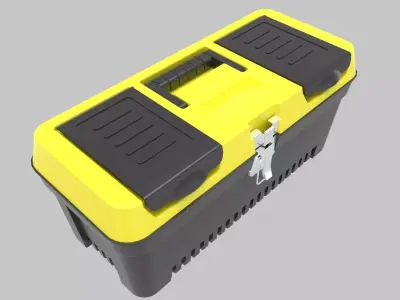 Plastic Toolbox 3D model