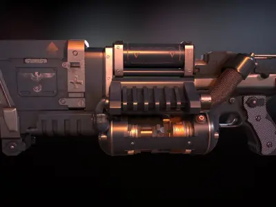 wolfentein2 laserkraftwerk Low-poly 3D model