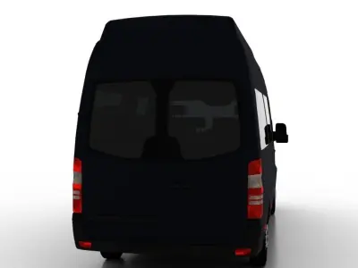 Mercedes Benz Sprinter L2H3 2015 Passenger UK 3D model