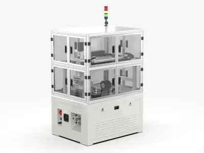 Automatic One Drag Four Pad Printing Machine 3D model