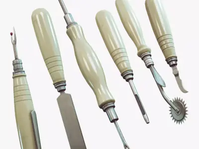 Tailor Toolset Collection Low-poly 3D model