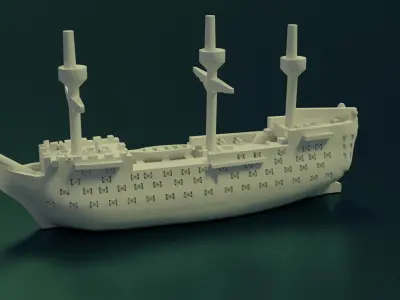 HMS Victory 3D print model