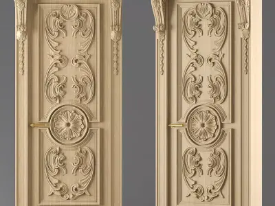 classical door 3D model