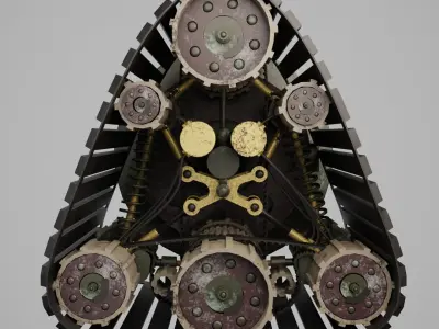 Shape Shifting Wheel 3D model