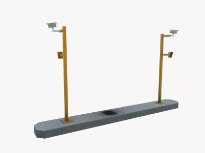 ID Scanner Low-poly 3D model