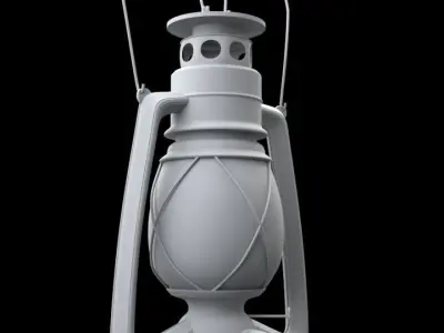 OLD LAMP 3D model 5
