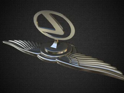 lexus logo 3D model from CGTrader