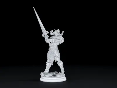 Dragon born warrior V2 3D print model