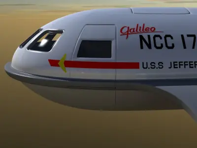 GalileoShuttle spacecraft 3D model