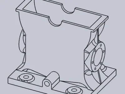 pen stand 3D model