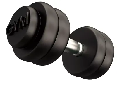 Compact Dumbbell 3D Model  Home Gym Equipment 02 Free 3D print model
