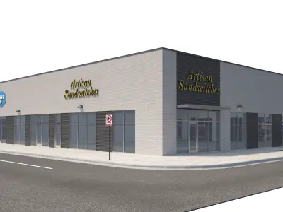 Retail-148 Retail Store 3D model